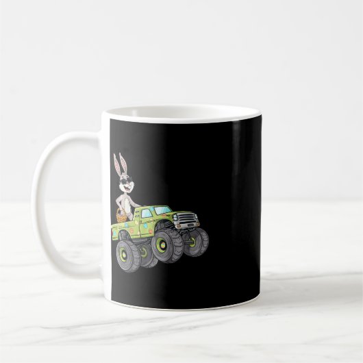 Mug Enfants Pâques Rabbit équitation Monster Camion Fu (Gauche)