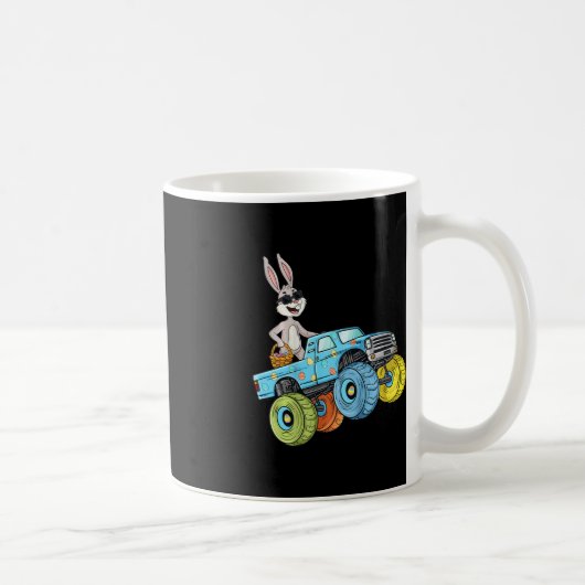 Mug Enfants Pâques Rabbit équitation Monster Camion Fu (Droite)