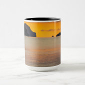 Mug Enfants pêchant au coucher du soleil (Centre)