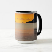 Mug Enfants pêchant au coucher du soleil (Devant droit)