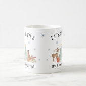 Mug Enfants personnalisés Noël Bois Animaux Hot (Centre)