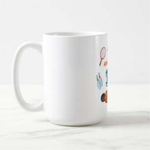 Mug Enfants Personnalisés Sports Anniversaire Nom pers