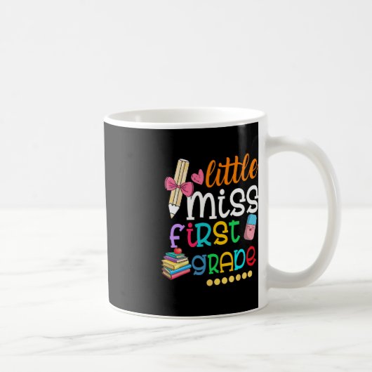 Mug Enfants Petite Miss Première Année Retour À L'Écol (Droite)
