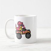 Mug Enfants Pink Dino Monster Camion cancer du sein de (Gauche)