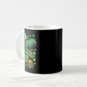 Mug Enfants Saint-Patrick Dinosaure Saint-Patty Trex G (Devant gauche)