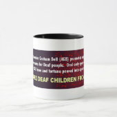 Mug Enfants sourds libres d'oppression (Centre)