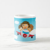 Mug Enfants Sur Un Avion (Centre)