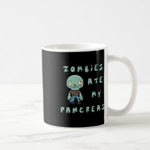 Mug Enfants Type 1 Diabète Halloween - Zombies Ate Pan