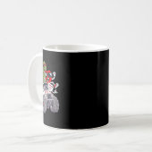 Mug Enfants Valentines Jour Coeurs T Rex Cupid Monster (Devant gauche)