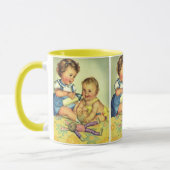 Mug Enfants vintages, Joyeux Petits Enfants Bouteille  (Gauche)