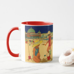 Mug Enfants vintages, Soeurs Famille Vacances à la Pla