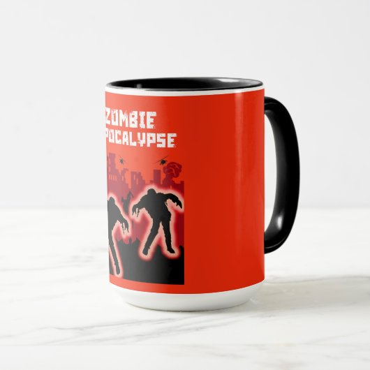 Mug Enfants Zombie Apocalypse (Devant droit)