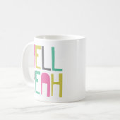 Mug Enfer coloré Oui (Devant gauche)