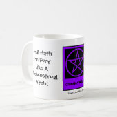 Mug Enfer N'A Pas De Furie Comme Sorcière Prémenstruel (Devant gauche)