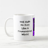 Mug Enfer N'A Pas De Furie Comme Sorcière Prémenstruel (Gauche)
