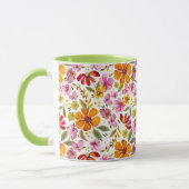 Mug Enfin Fleurs Aquarelle de Printemps (Gauche)