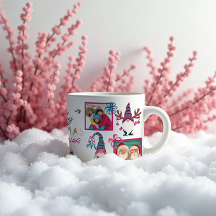 Mug Enfin Noël Avec Mes Gnomies Amusants Quatre photos