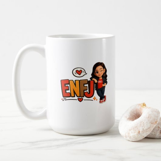 MUG ENFJ (Avec donut)