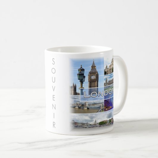 Mug ENG025 LONDRES, Big Ben, Westminster, (Devant droit)