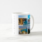 Mug ENG028 CORNWALL, Angleterre, Europe, (Devant droit)