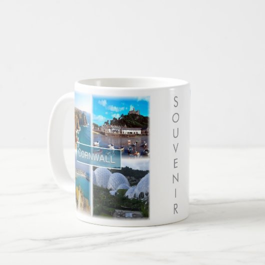 Mug ENG028 CORNWALL, Angleterre, Europe, (Devant gauche)