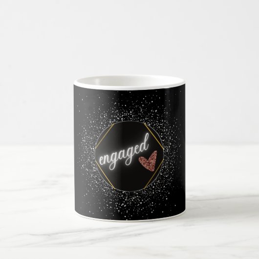 Mug Engagé Glam Noir et Argent   (Centre)