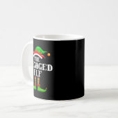 Mug Engaged Elf Matching Family Group Christmas Party  (Devant gauche)