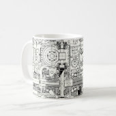 Mug Engins de ver : Machines Techniques Simples. (Devant gauche)