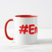 Mug "#England" Joli Design. Commandez dès maintenant  (Gauche)