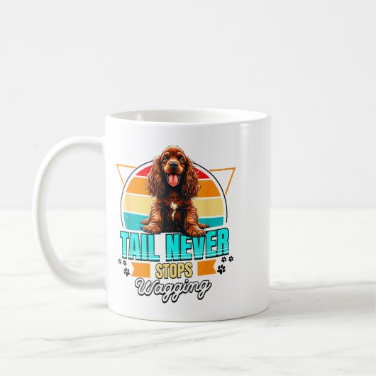 Mug English Er Spaniel Lover Funny Er Spaniel Retro  (Gauche)