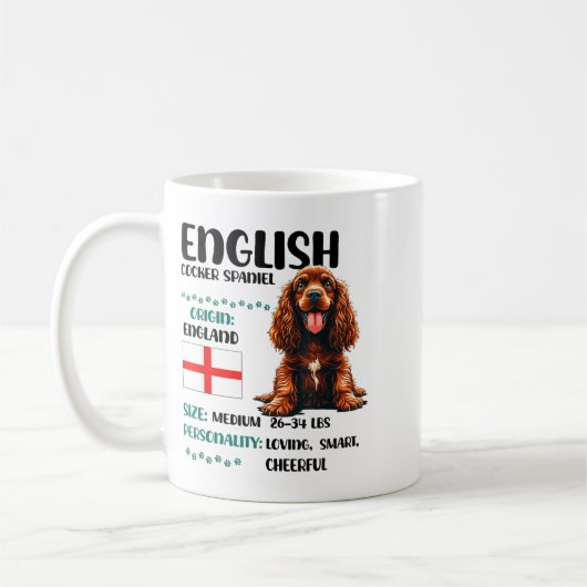 Mug English Er Spaniel Origin Funny Er Spaniel Lover  (Gauche)