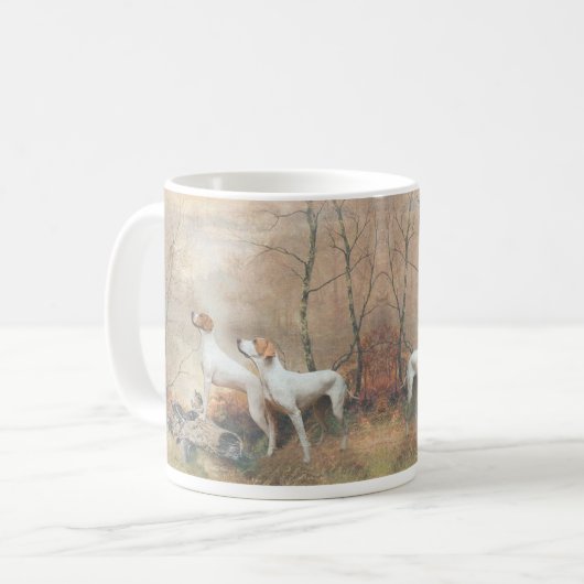 Mug English Pointer chasse les faisans (Devant gauche)
