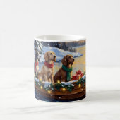 Mug English Setter Christmas Boat Holiday (Centre)