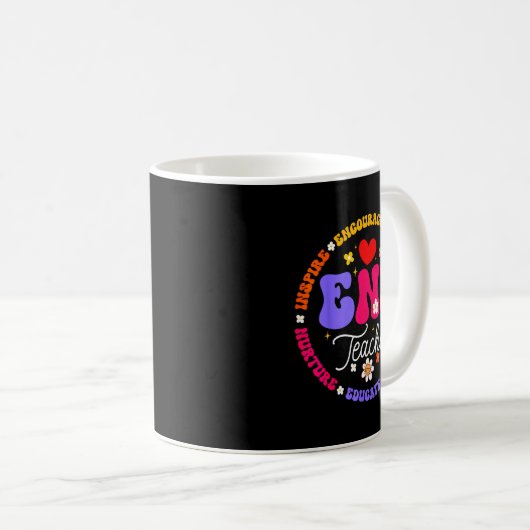 Mug Enl Teacher Squad English New Language Squad Crew (Devant droit)