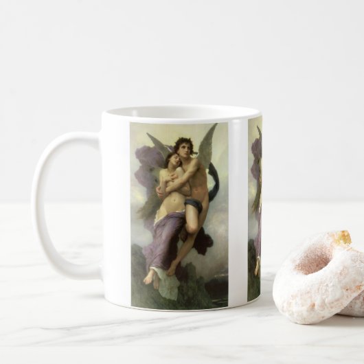 Mug Enlèvement de Psyché par Bouguereau (Avec donut)