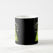 Mug Enlèvement de vache extraterrestre Weirdcore Surré (Centre)