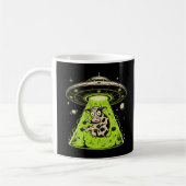 Mug Enlèvement de vache extraterrestre Weirdcore Surré (Gauche)