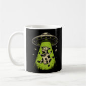 Mug Enlèvement de vache extraterrestre Weirdcore Surré (Gauche)