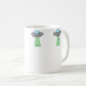Mug Enlèvement de vache par mini ovni (2 pièces) (Devant droit)