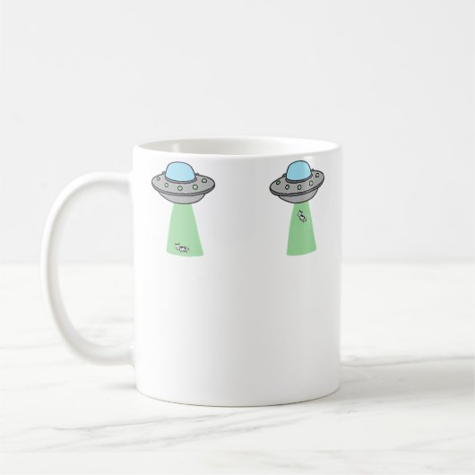 Mug Enlèvement de vache par mini ovni (2 pièces) (Gauche)