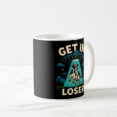 Mug Enlèvement Drôle De Vache Par OVNI (Devant droit)