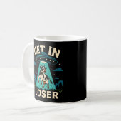 Mug Enlèvement Drôle De Vache Par OVNI (Devant gauche)