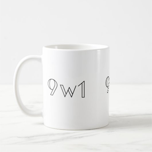 Mug Enneagram 9w1 Musique (Gauche)