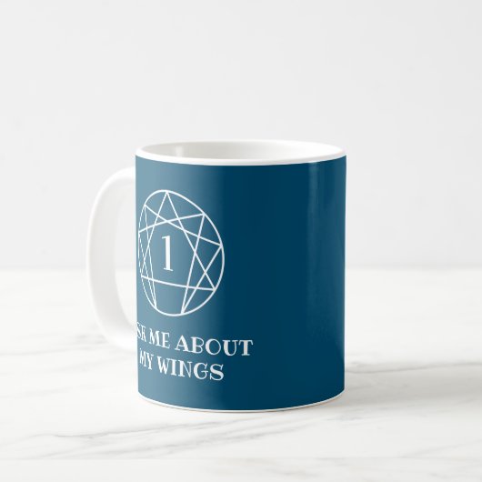 Mug Enneagram Custom Me Poser Des Questions Sur Mes Ai (Devant gauche)