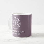 Mug Enneagram Custom Puis-Je Obtenir Votre Numéro (Devant gauche)