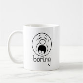 Mug Ennuyeux blanc (Gauche)