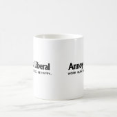 Mug Ennuyez un libéral - travail dur. Réussissez. (Centre)