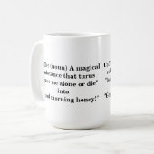 Mug Énonciation unique drôle sur a (Devant gauche)