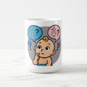 Mug Enquête sur le nom de la baby shower (Centre)