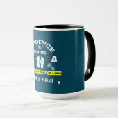 Mug enquêteur criminalistique en sciences judiciaires (Devant droit)